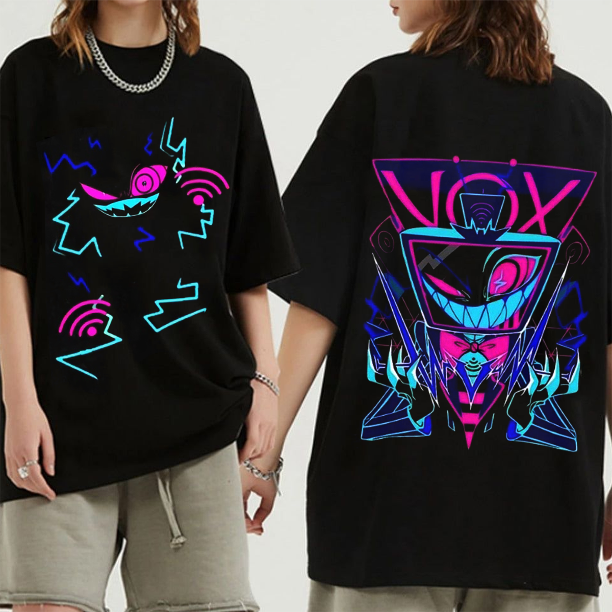 Hazbin Hotel Vox  Oversized Unisex T-shirt/Crewneck/Hoodie