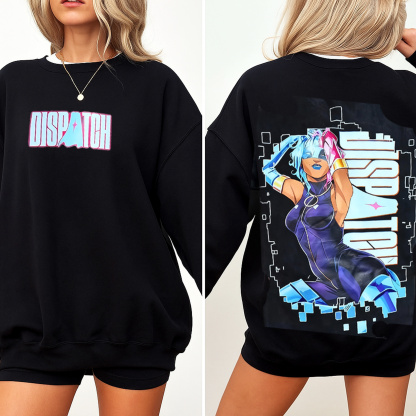 Dispatch Game Characters Graphic Oversized Washed T-shirt/Crewneck/Hoodie