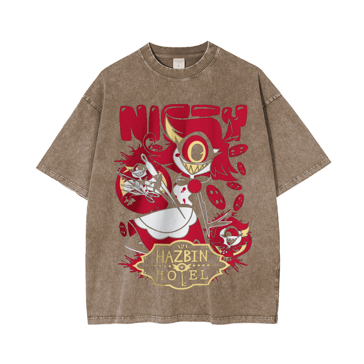 Nifty Hazbin Hotel Oversized T-shirt/Crewneck/H