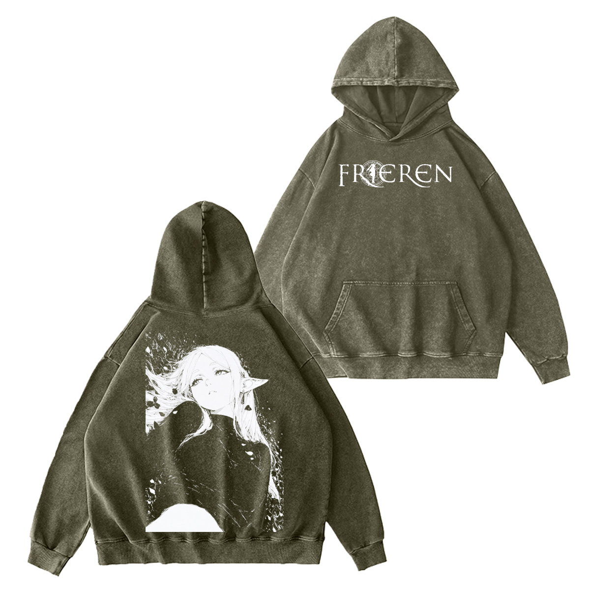 Frieren: Beyond Journey's End Washed T-shirt/Crewneck/Hoodie