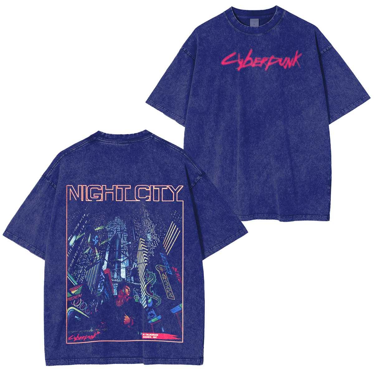 Cyberpunk 2077 Unisex  Washed T-Shirt