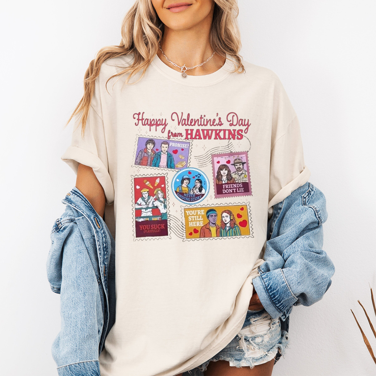 Funny Valentine Hawkins Unisex Shirts/Crewneck/Hoodie