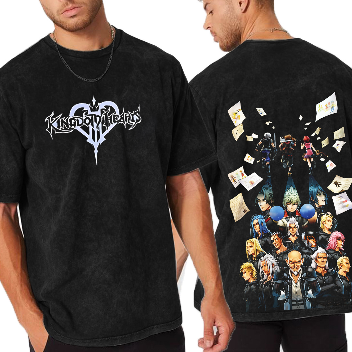 Kingdom Hearts Vintage Washed T-shirt/Crewneck/Hoodie