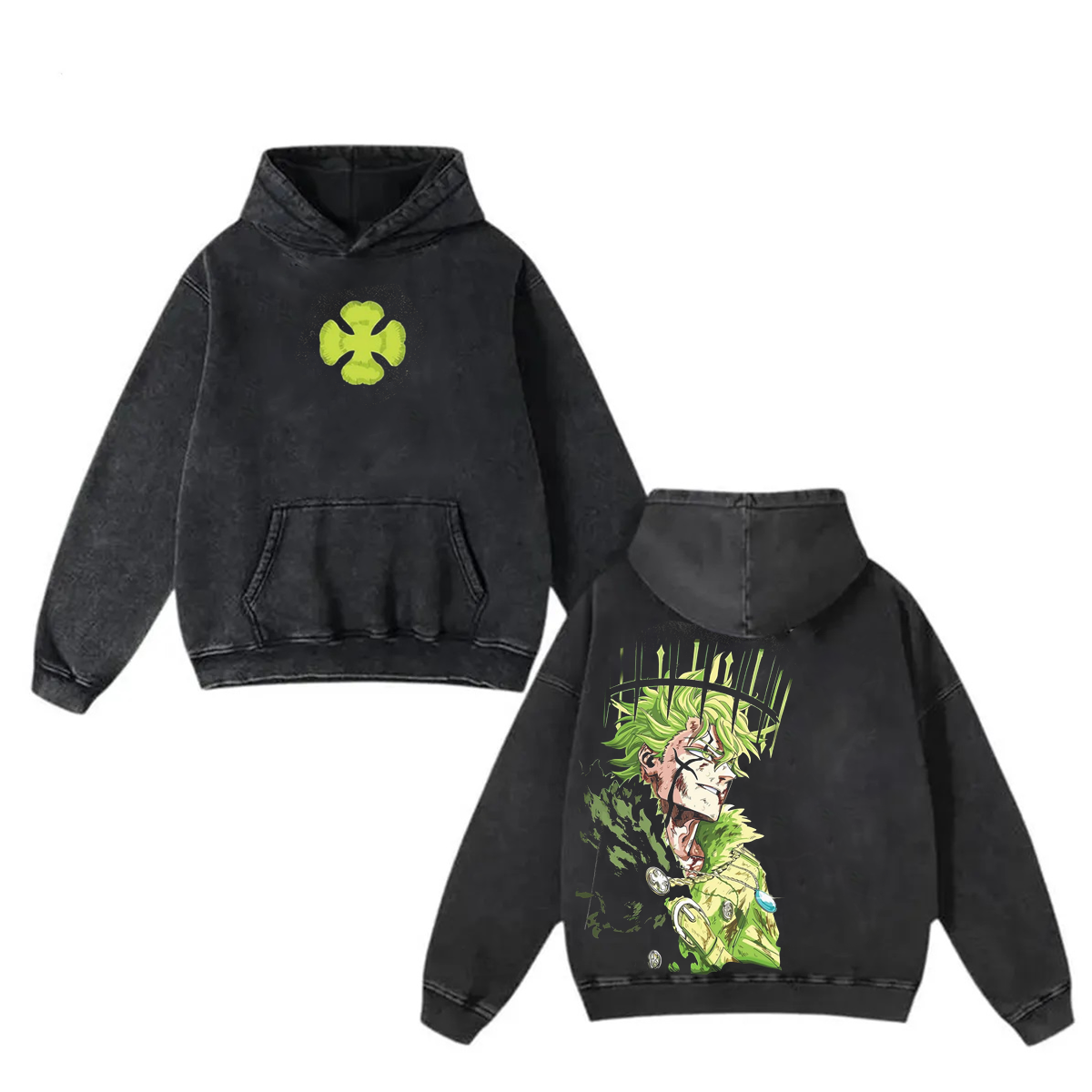 Yuno: Spirit of the Wind Black Clover Oversized T-shirt/Crewneck/Hoodie