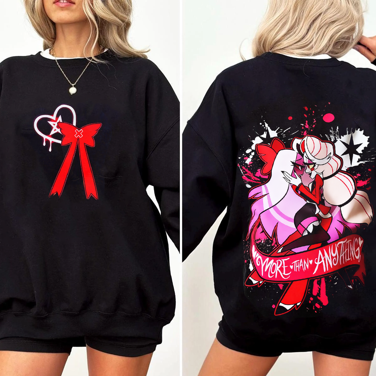 Shark Robot Charlie Alastors Show Women Oversized Unisex T-shirt/Crewneck/Hoodie