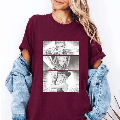 Kpop Demon Hunters Huntrix World Tour T-shirt