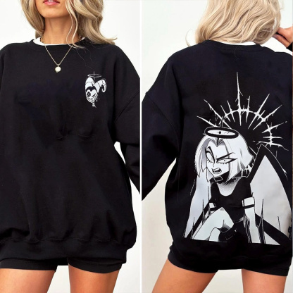 Hazbin Hotel Vintage Oversized T-shirt/Crewneck/Hoodie