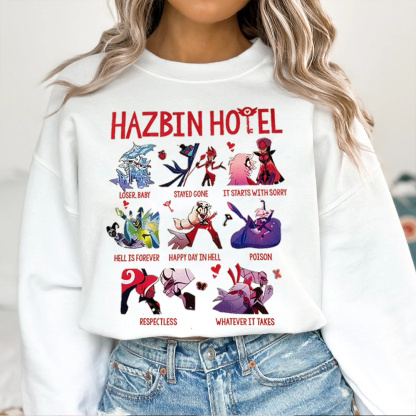 Hazbin Hotel Unisex Shirt/Crewneck/Hoodie
