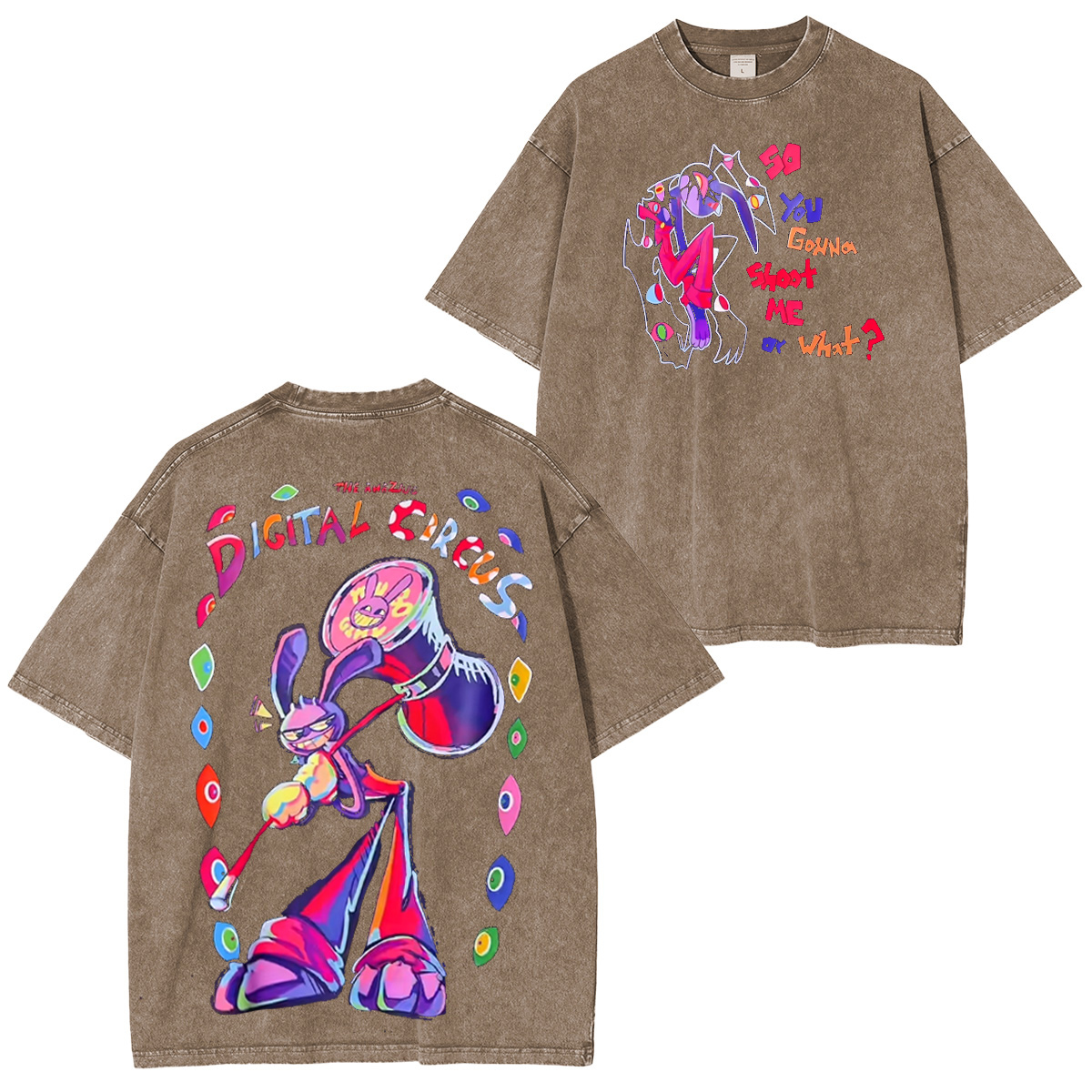 Jax The Amazing Digital Circus Oversized T-shirt/Crewneck/H