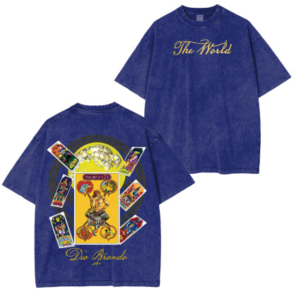 JoJo"s Bizarre Adventure Washed T-shirt/Crewneck/Hoodie
