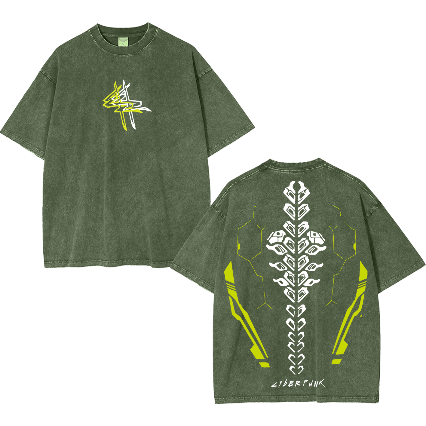 Cyberpunk 2077 Unisex Washed T-Shirt