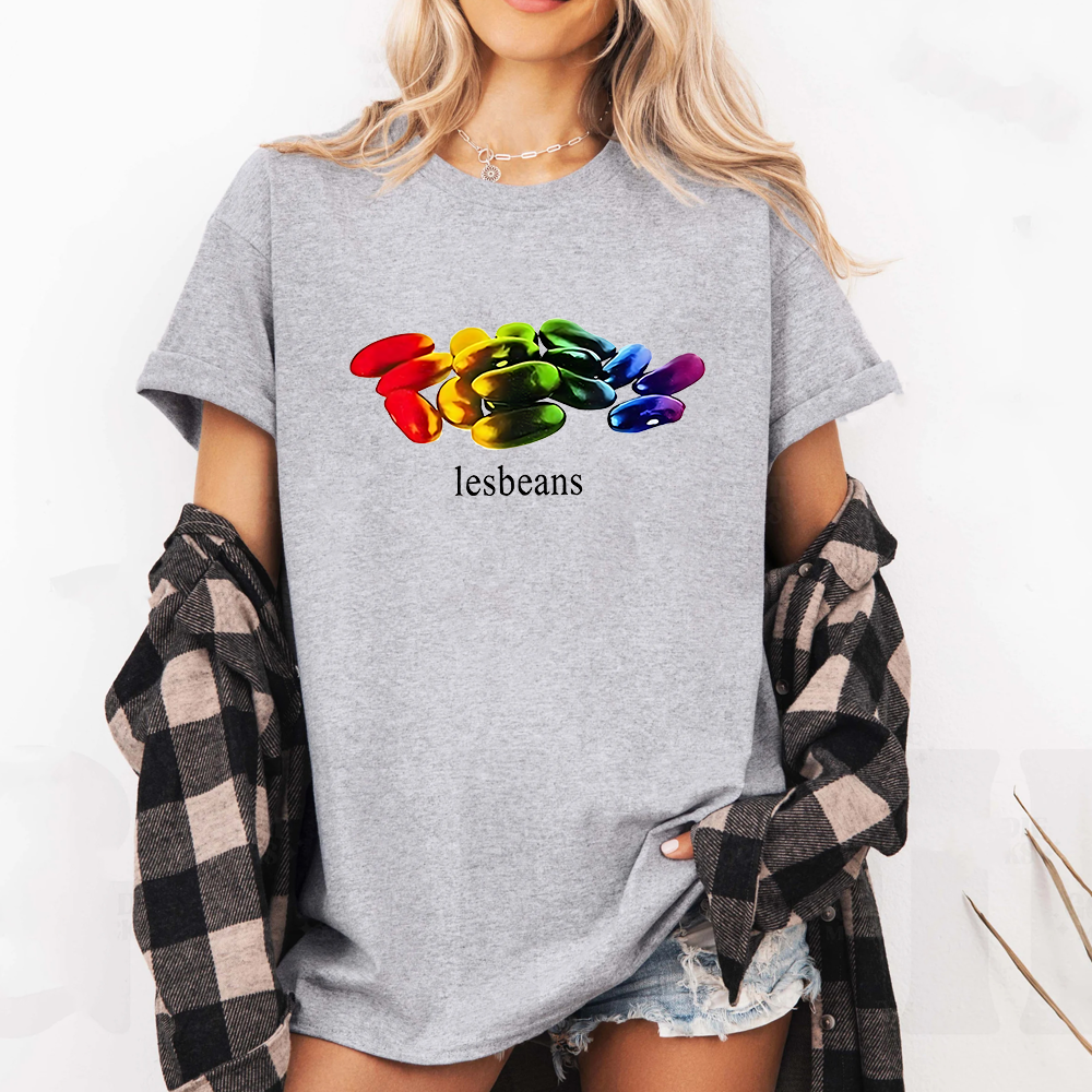 Colorful beans Lesbeans Lesbian Pride LGBT Unisex T-shirt/Crewneck/Hoodie