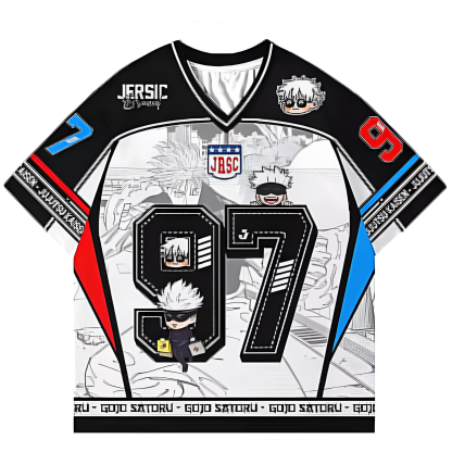 Gojo Satoru Anime Jersey Inspired Vintage T-Shirt