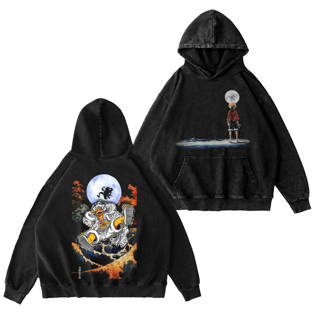 One Piece Washed T-shirt/Crewneck/Hoodie