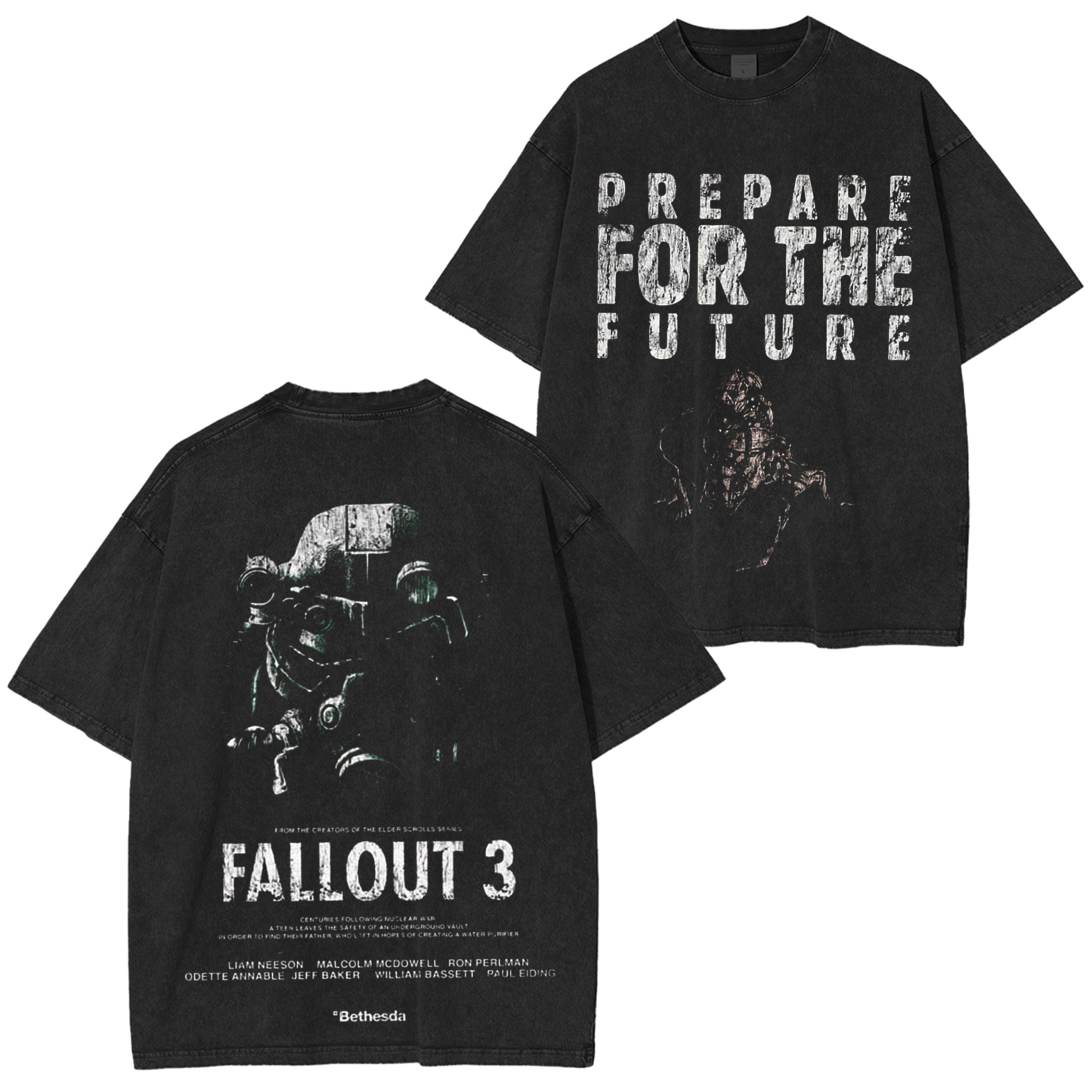 FALLOUT 3 - Prepare for the Future Washed T-shirt
