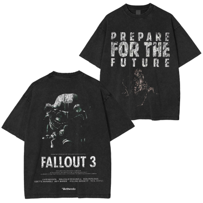 FALLOUT 3 - Prepare for the Future Washed T-shirt