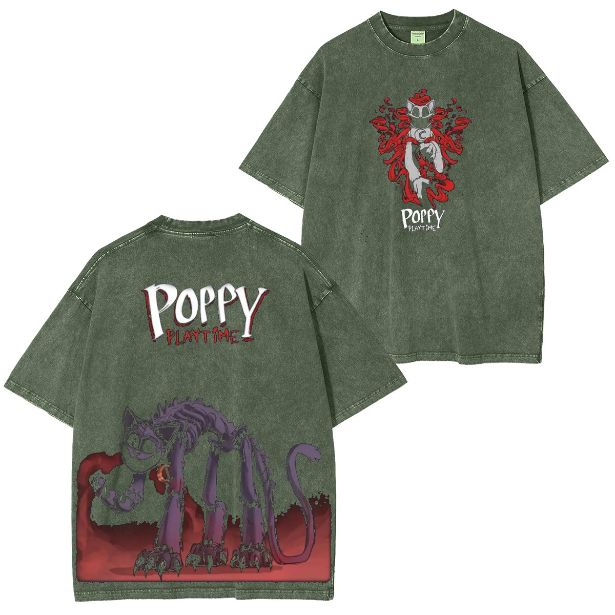 Poppy Playtime: Chapter 3 Washed T-shirt/Crewneck/Hoodie