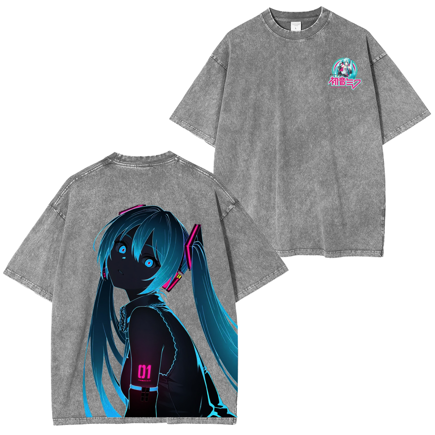 Hatsune Miku Vintage Style Oversize T-Shirt