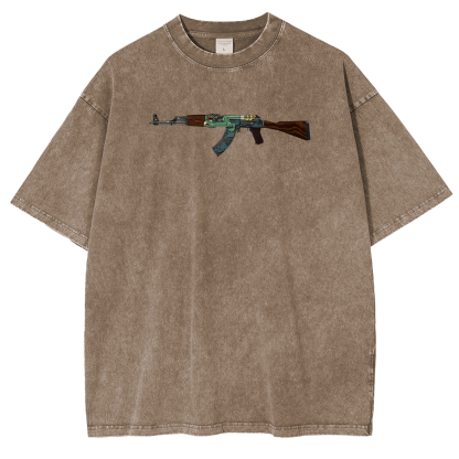 AK-47 | Fire Serpent Vintage Unisex Washed T-Shirt