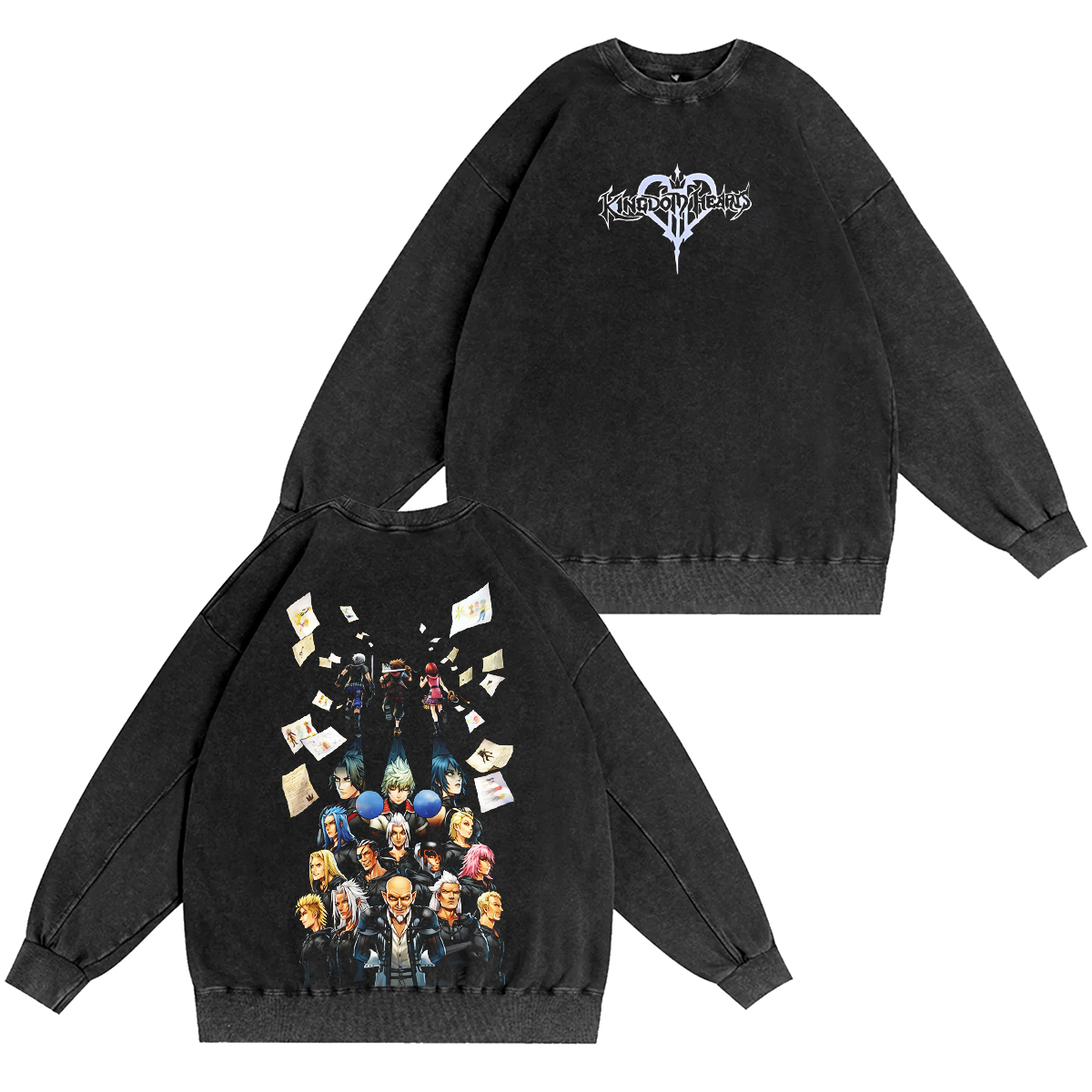 Kingdom Hearts Vintage Washed T-shirt/Crewneck/Hoodie