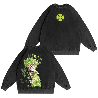 Yuno: Spirit of the Wind Black Clover Oversized T-shirt/Crewneck/Hoodie