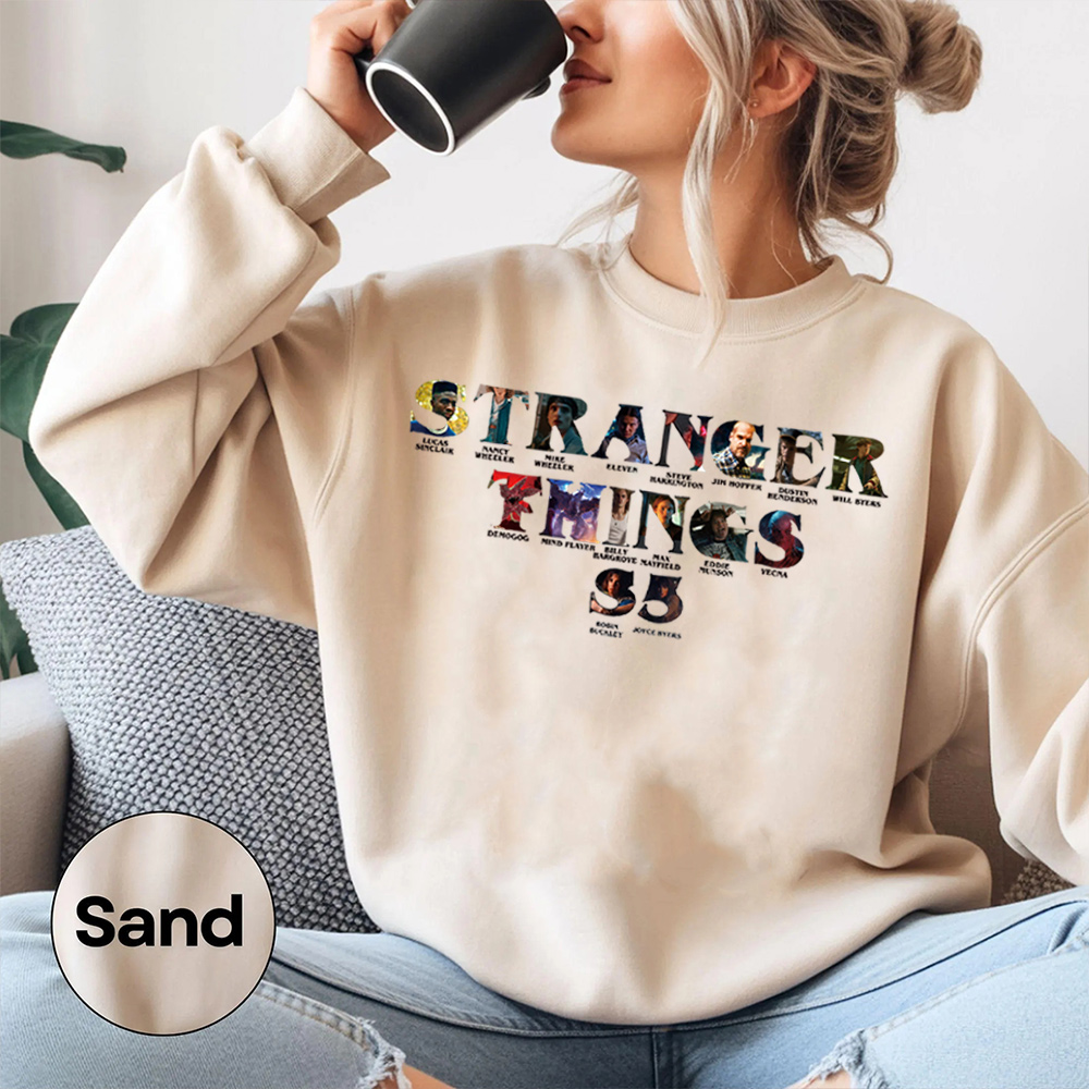 Stranger Things 5 Unisex Shirts/Crewneck/Hoodie