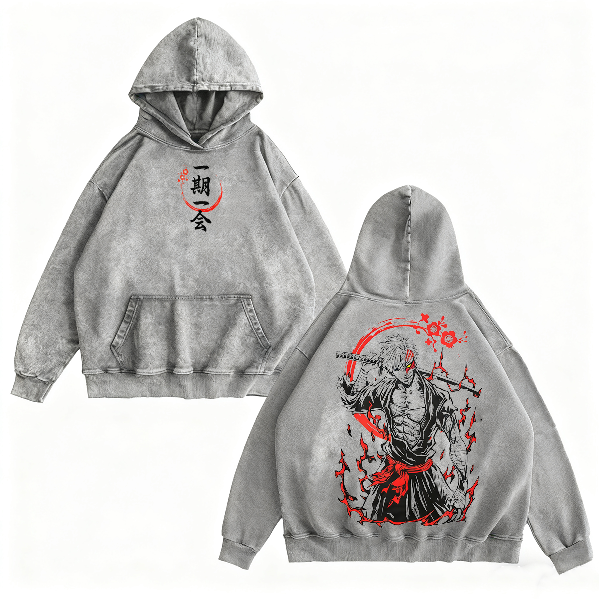 BLEACH Ichigo Kurosaki Bankai  Washed T-shirt/Crewneck/Hoodie