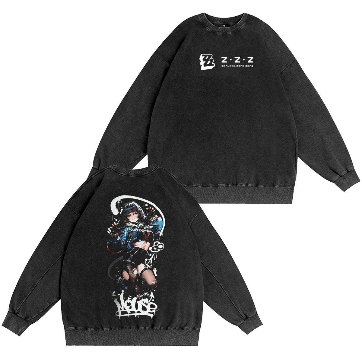 Zenless zone zero zzz Vintage Washed T-shirt/Crewneck/Hoodie
