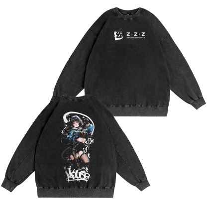 Zenless zone zero zzz Vintage Washed T-shirt/Crewneck/Hoodie