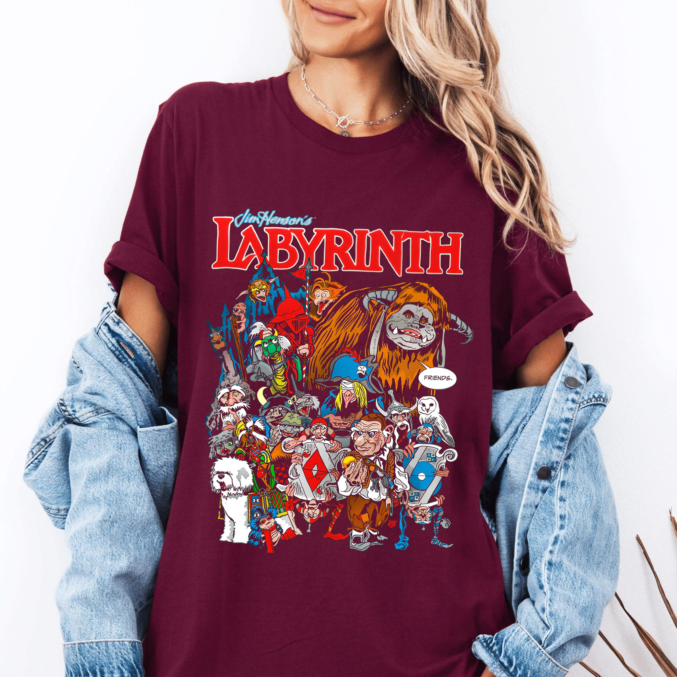 Labyrinth Goblin City Friends Jim Henson's Unisex T-shirt/Crewneck/Hoodie