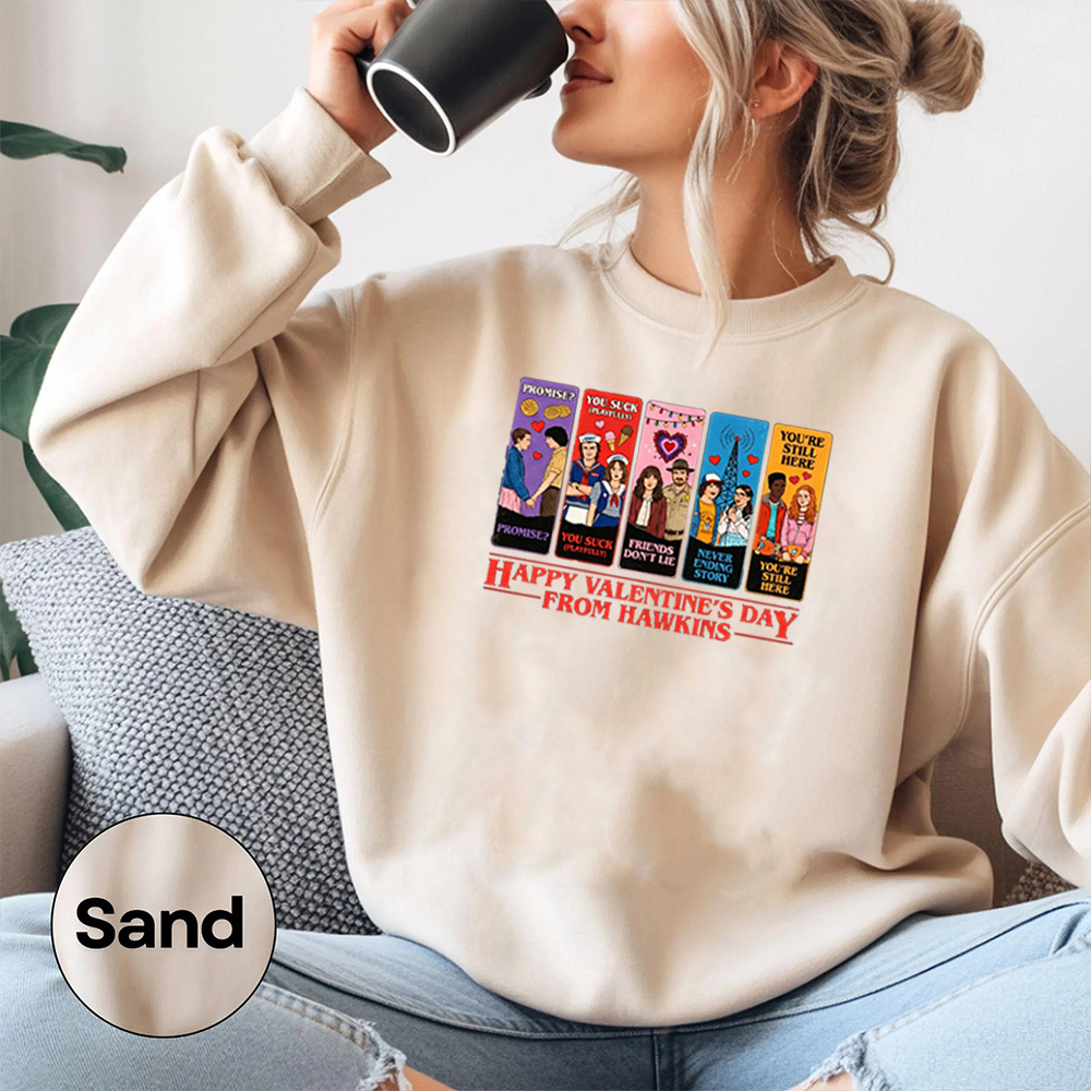 Happy Valentines Day From Hawkins Unisex T-shirt/Crewneck/Hoodie