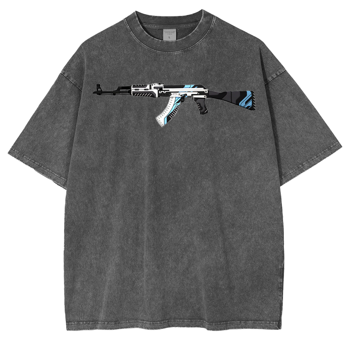 AK-47 Vulcan for GTA San Andreas Vintage Unisex Washed T-Shirt