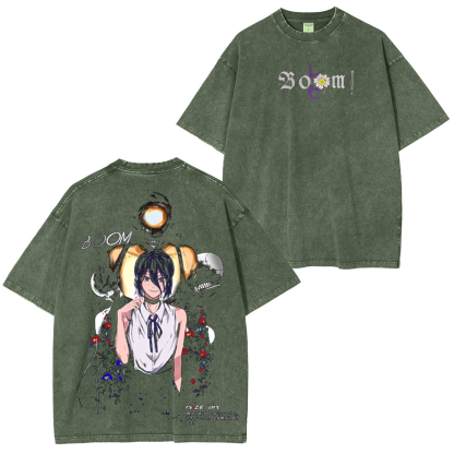 Chainsaw Man Vintage Washed T-shirt/Crewneck/Hoodie