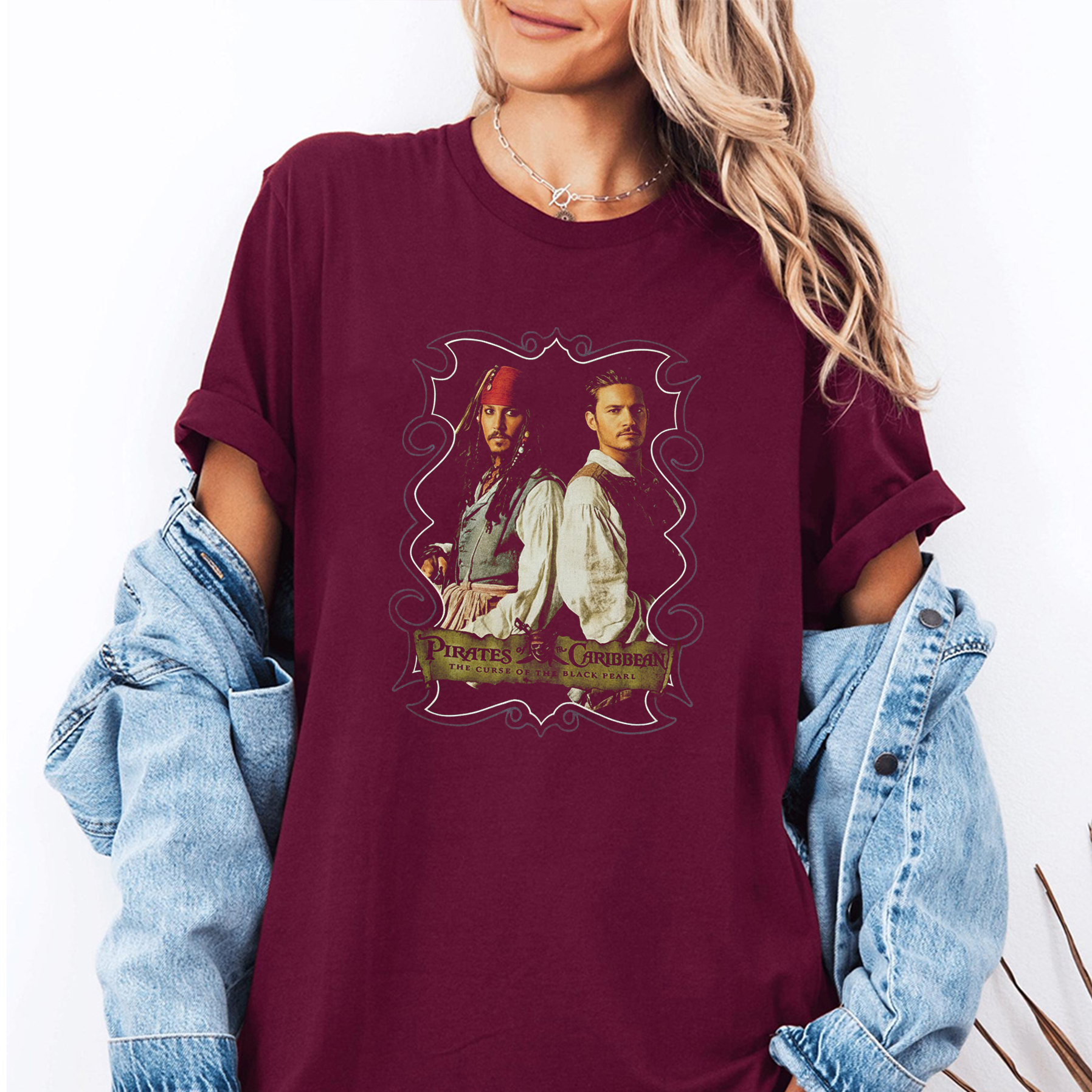 Pirates of The Caribbean Dead Man's Chest Movie Poster Shirt