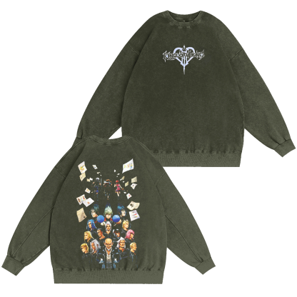 Kingdom Hearts Vintage Washed T-shirt/Crewneck/Hoodie