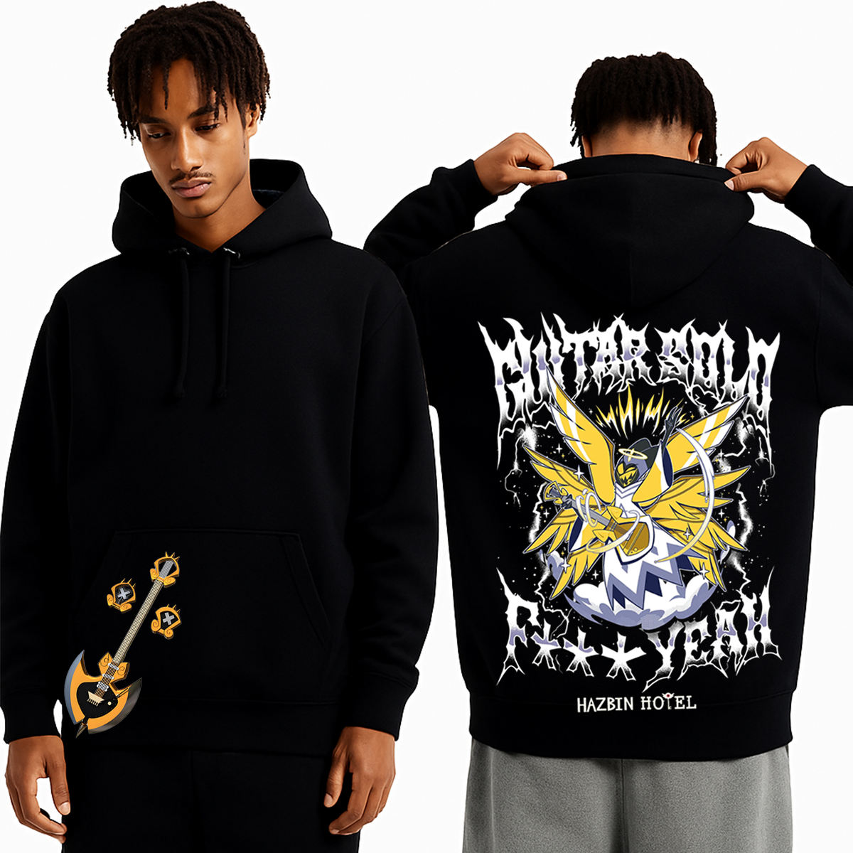 Hazbin Hotel Guitar Solo Adam Mineral Oversized Unisex T-shirt/Crewneck/Hoodie