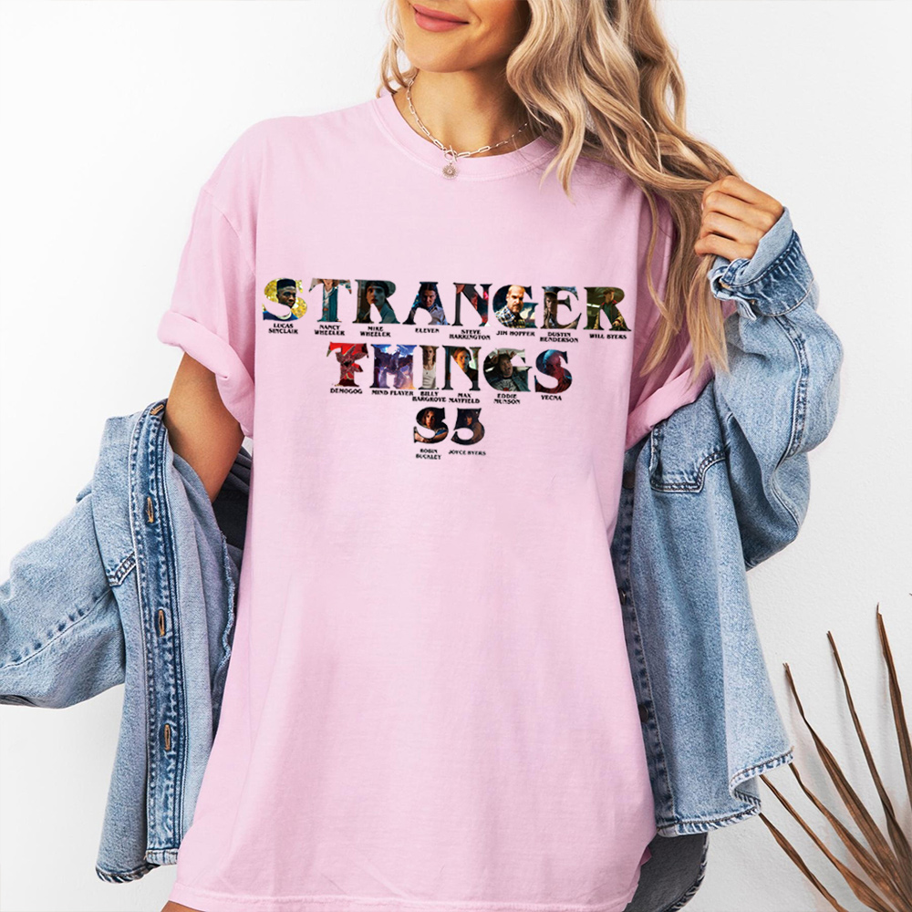 Stranger Things 5 Unisex Shirts/Crewneck/Hoodie