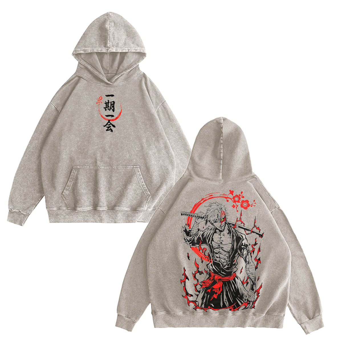 BLEACH Ichigo Kurosaki Bankai  Washed T-shirt/Crewneck/Hoodie