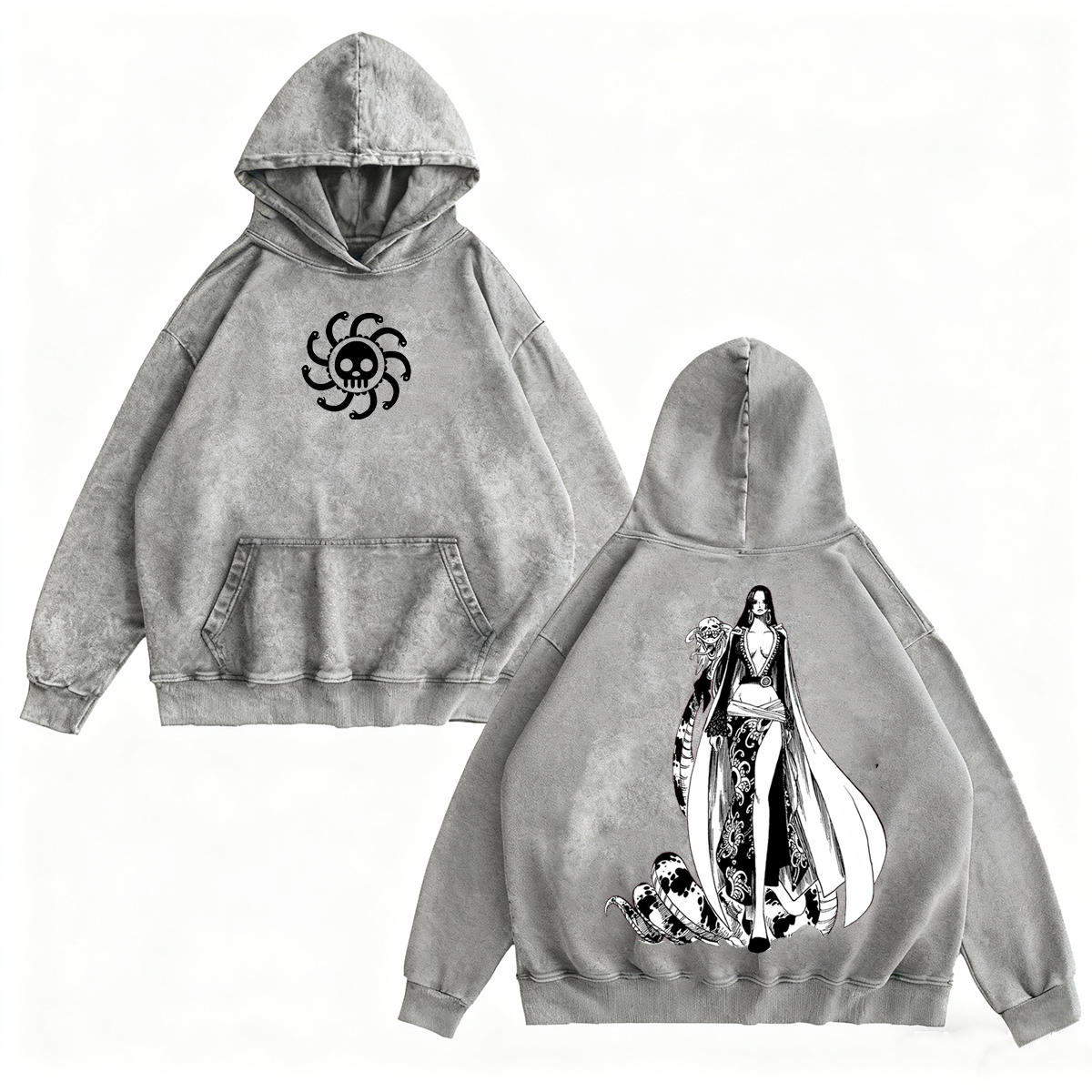 One Piece Boa Hancock Washed T-shirt/Crewneck/Hoodie