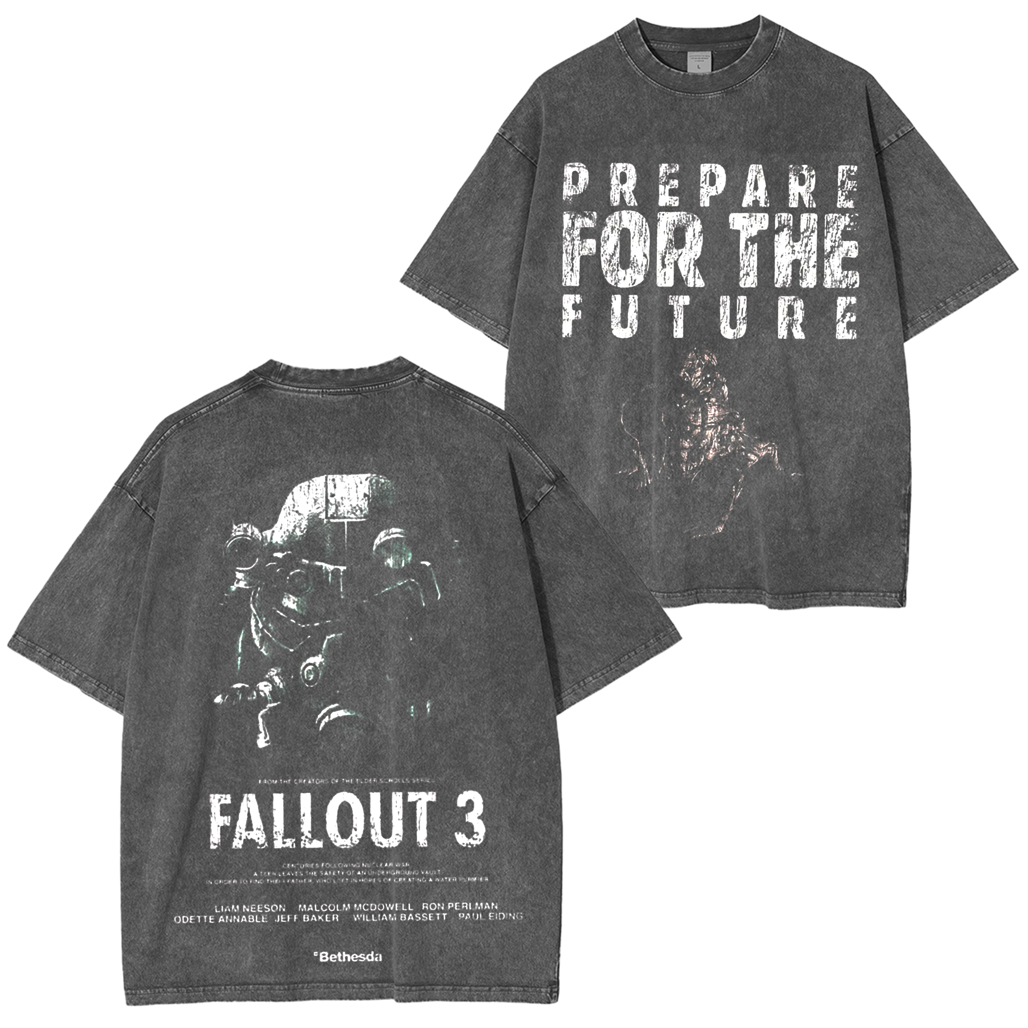 FALLOUT 3 - Prepare for the Future Washed T-shirt
