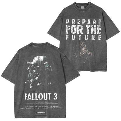FALLOUT 3 - Prepare for the Future Washed T-shirt