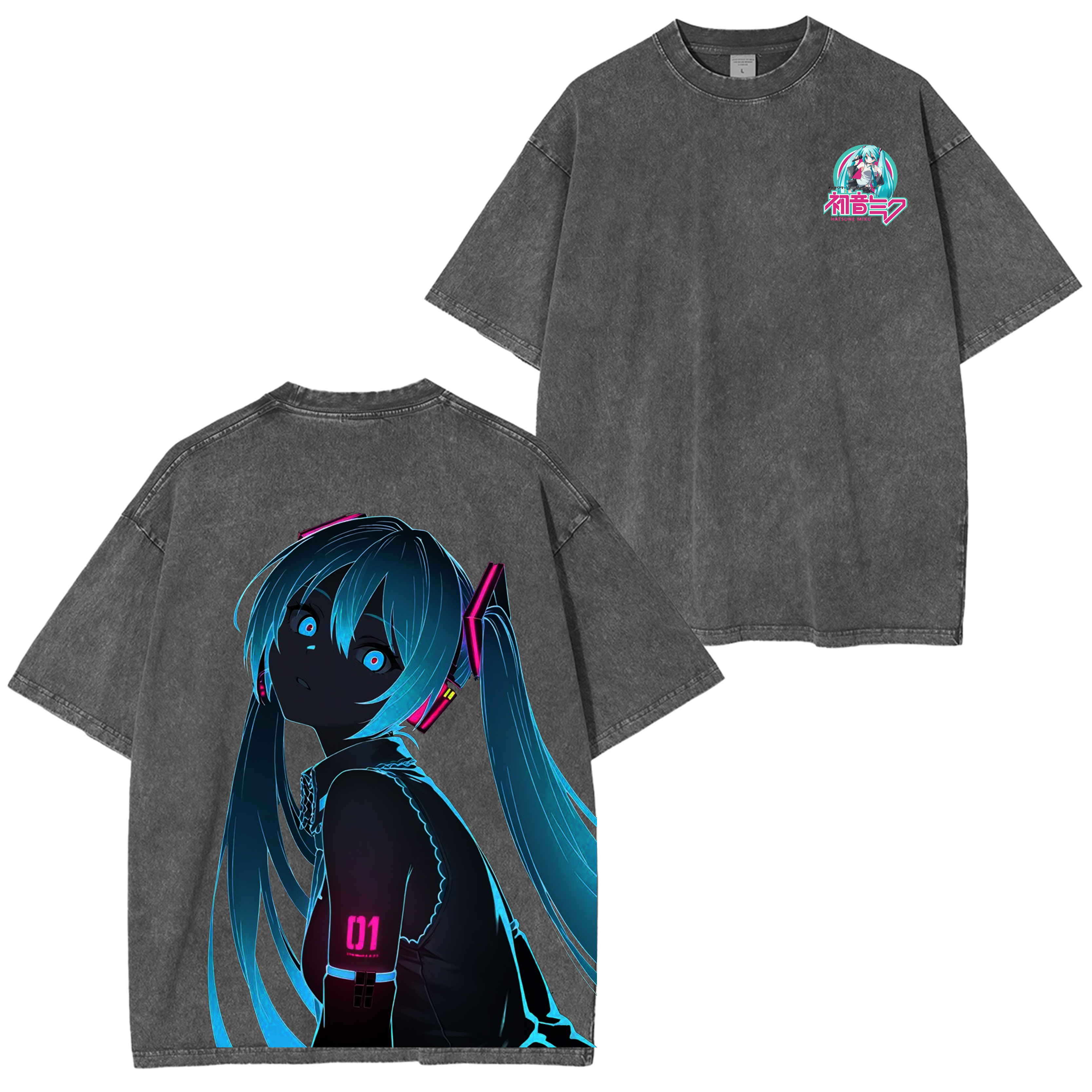 Hatsune Miku Vintage Style Oversize T-Shirt