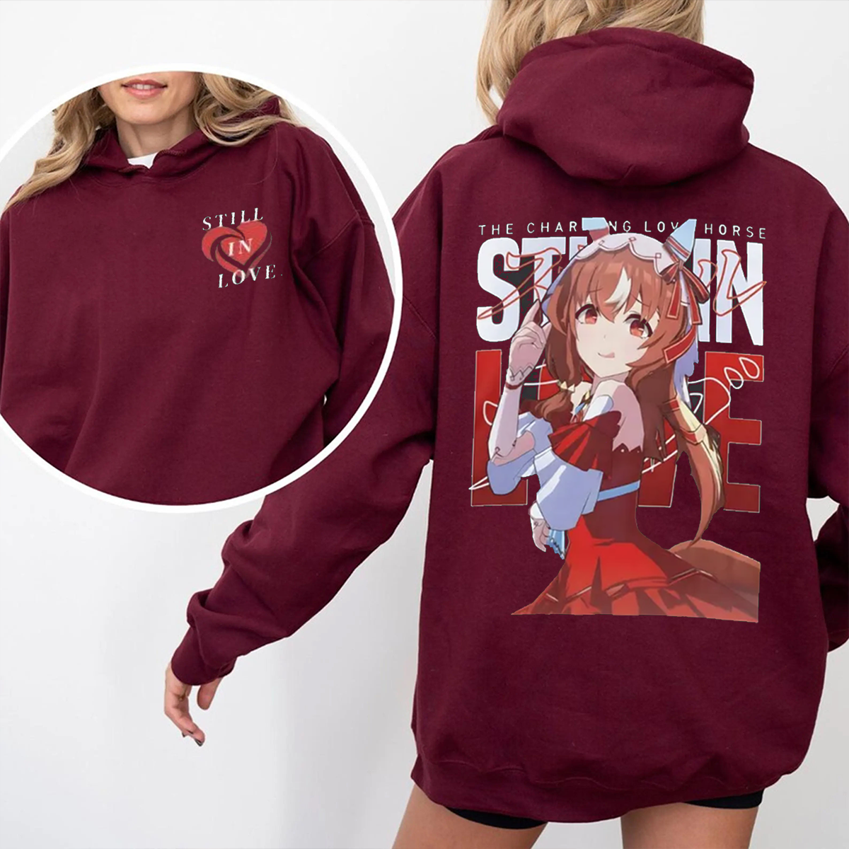 Still in Love umamusume Oversized T-shirt/Crewneck/Hoodie