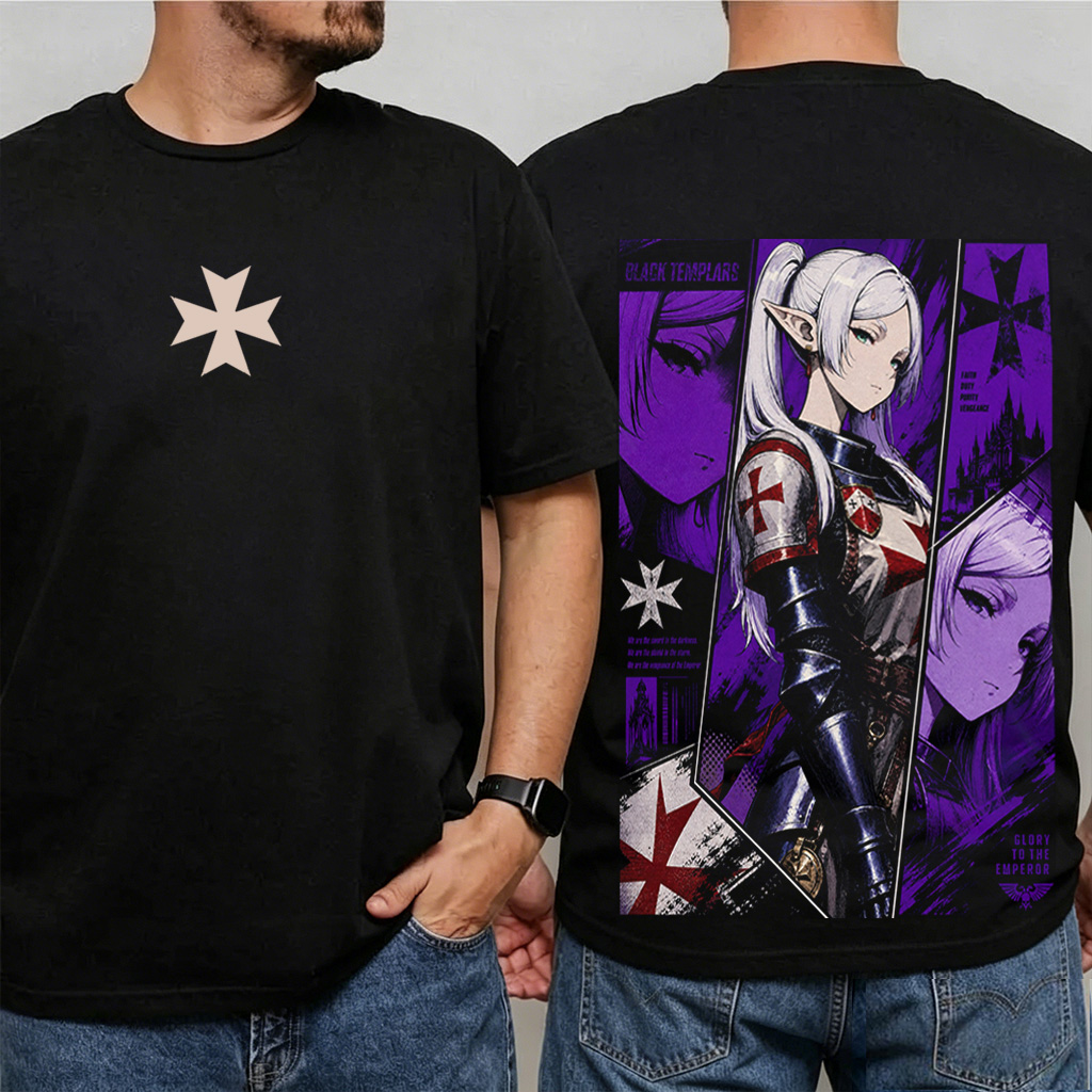 Warhammer Frieren's Journey Through Timperium of mankind  Vintage Washed T-shirt/Crewneck/Hoodie