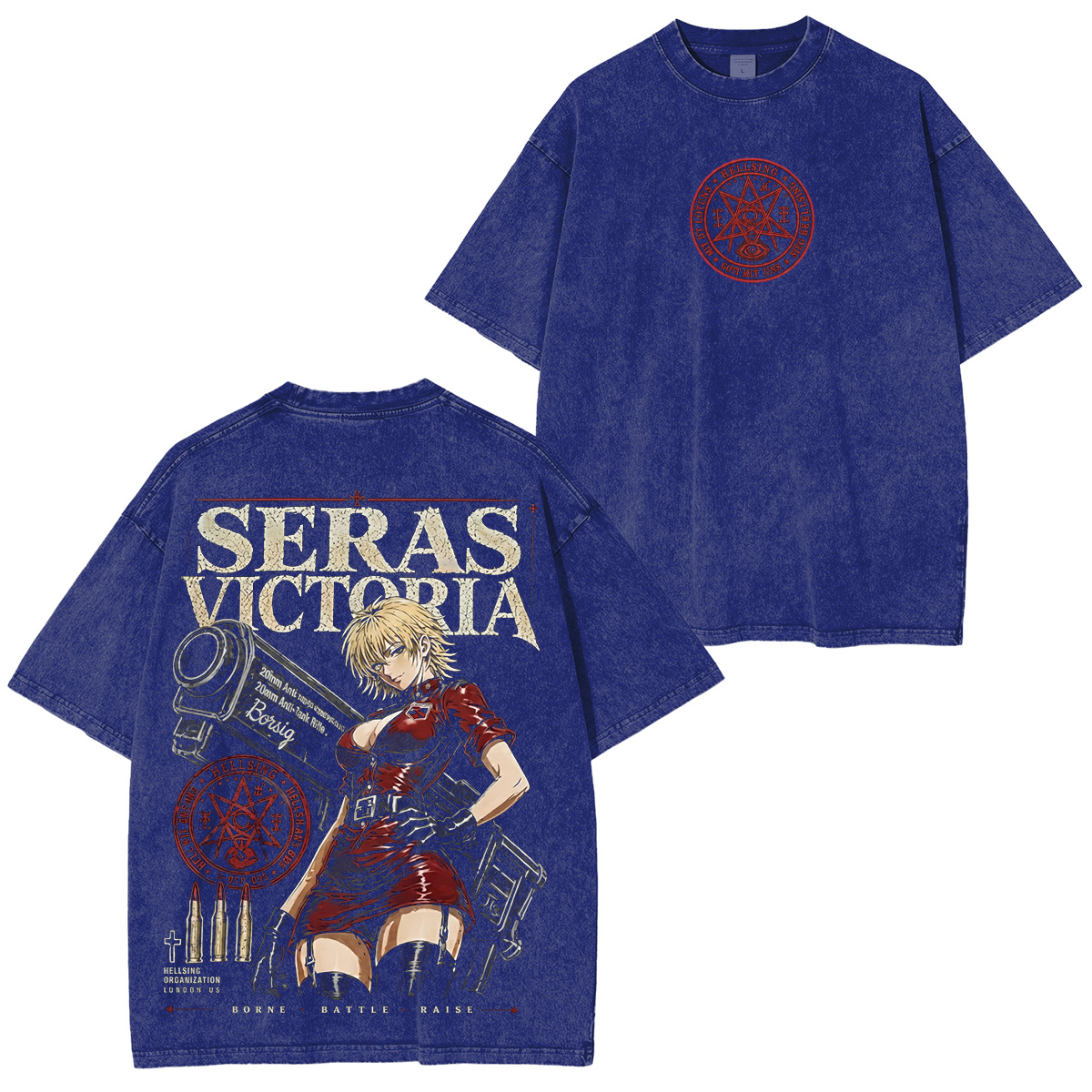 Hellsing Seras Victoria Unisex Washed T-Shirt