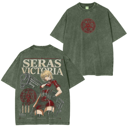 Hellsing Seras Victoria Unisex Washed T-Shirt