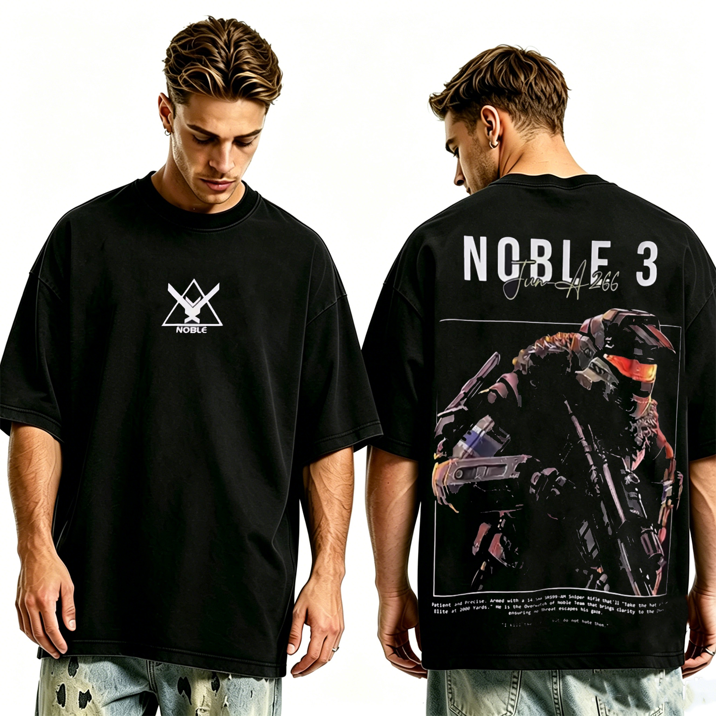 Halo Reach: Noble Team's Oversized T-shirt/Crewneck/Hoodie