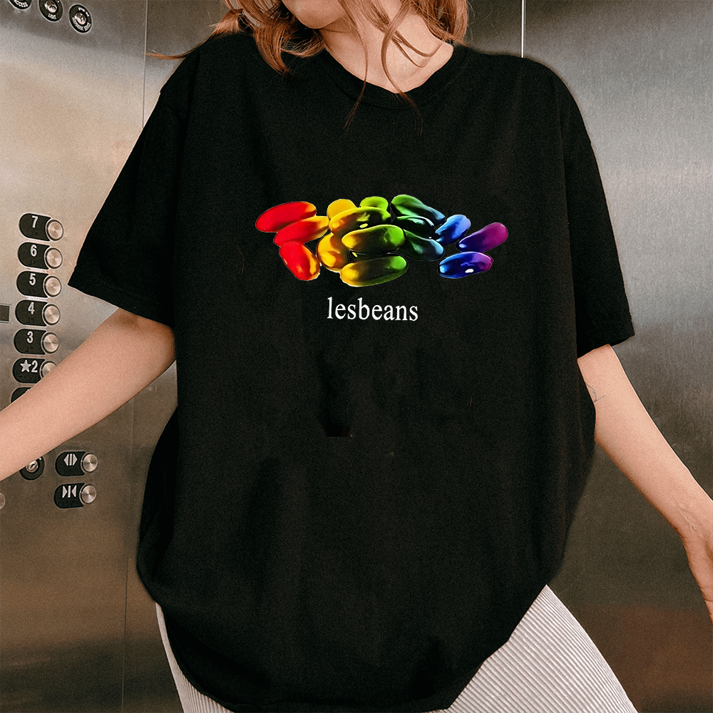 Colorful beans Lesbeans Lesbian Pride LGBT Unisex T-shirt/Crewneck/Hoodie