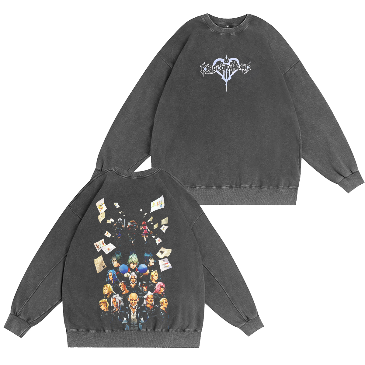 Kingdom Hearts Vintage Washed T-shirt/Crewneck/Hoodie