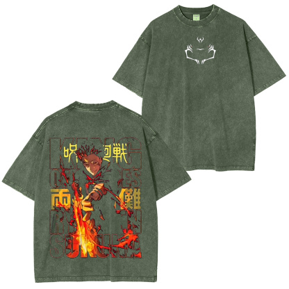 Sukuna Jujutsu Kaisen Oversized T-shirt/Crewneck/Hoodie